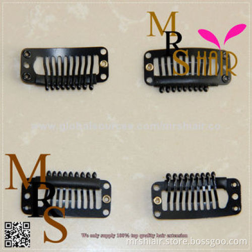 3.2CM T shape 9 teeth stainless steel snap clips
